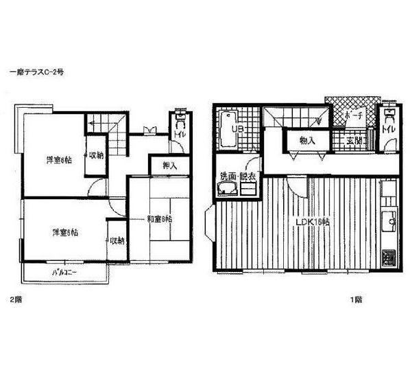 一麿テラスc棟図面
